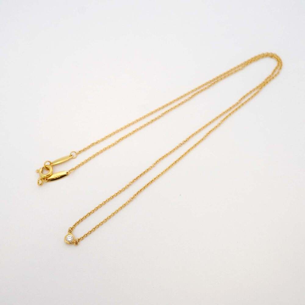 Tiffany & Co. By the Yard Necklace, 1PD (18K Yellow Gold) Diamond, Women's - Picture 3 of 6